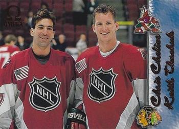 1997-98 Pacific Omega - Copper #245 Chris Chelios / Keith Tkachuk Front