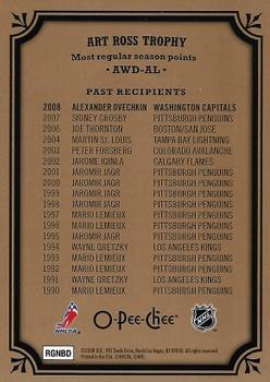 2008-09 O-Pee-Chee - Awards #AWD-AL Art Ross Trophy Back