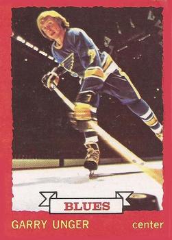 1973-74 O-Pee-Chee #15 Garry Unger Front
