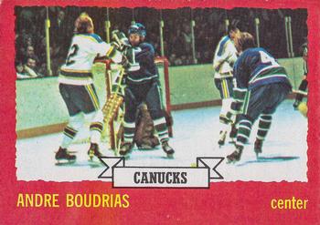 1973-74 O-Pee-Chee #19 Andre Boudrias Front