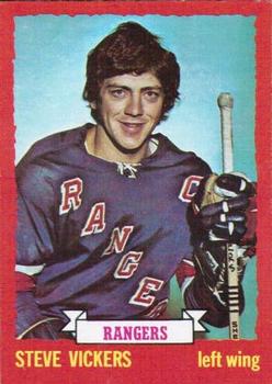 1973-74 O-Pee-Chee #57 Steve Vickers Front