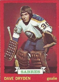 1973-74 O-Pee-Chee #63 Dave Dryden Front