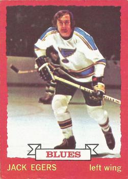 1973-74 O-Pee-Chee #79 Jack Egers Front