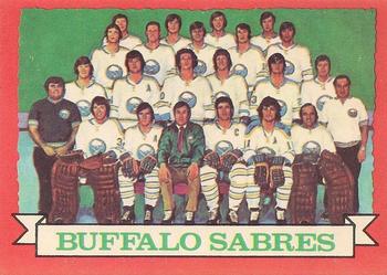 1973-74 O-Pee-Chee #94 Sabres Team Front