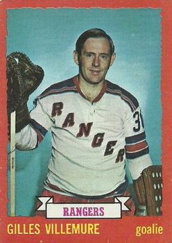 1973-74 O-Pee-Chee #119 Gilles Villemure Front