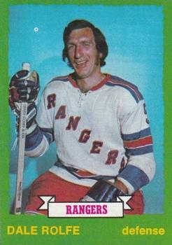 1973-74 O-Pee-Chee #177 Dale Rolfe Front