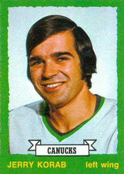 1973-74 O-Pee-Chee #203 Jerry Korab Front