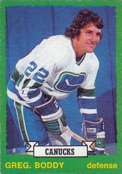 1973-74 O-Pee-Chee #235 Gregg Boddy Front