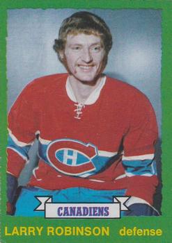 1973-74 O-Pee-Chee #237 Larry Robinson Front