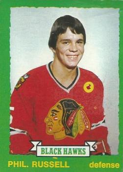 1973-74 O-Pee-Chee #243 Phil Russell Front