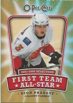 2008-09 O-Pee-Chee - First Team All-Stars #1ST-DP Dion Phaneuf Front