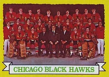 1973-74 Topps #96 Chicago Blackhawks Team Front