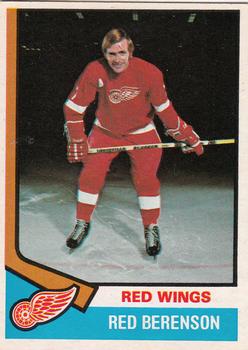 1974-75 O-Pee-Chee #19 Red Berenson Front