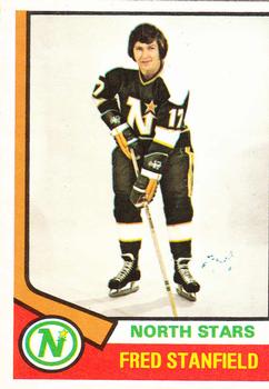 1974-75 O-Pee-Chee #31 Fred Stanfield Front