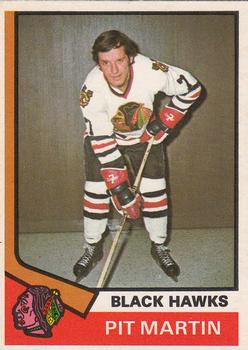 1974-75 O-Pee-Chee #58 Pit Martin Front