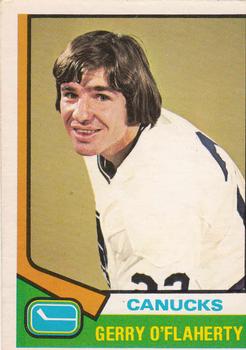 1974-75 O-Pee-Chee #71 Gerry O'Flaherty Front