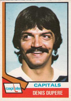 1974-75 O-Pee-Chee #105 Denis Dupere Front