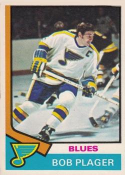 1974-75 O-Pee-Chee #107 Bob Plager Front