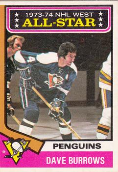 1974-75 O-Pee-Chee #137 Dave Burrows Front
