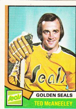 1974-75 O-Pee-Chee #148 Ted McAneeley Front