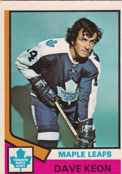 1974-75 O-Pee-Chee #151 Dave Keon Front
