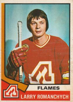 1974-75 O-Pee-Chee #157 Larry Romanchych Front