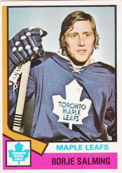 1974-75 O-Pee-Chee #180 Borje Salming Front