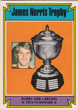 1974-75 O-Pee-Chee #248 James Norris Trophy Front