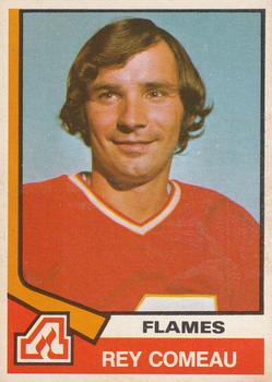 1974-75 O-Pee-Chee #296 Rey Comeau Front