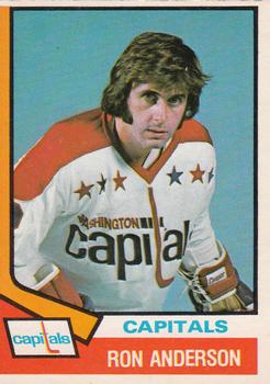1974-75 O-Pee-Chee #314 Ron Anderson Front