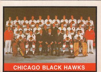 1974-75 O-Pee-Chee #315 Chicago Blackhawks Team Front