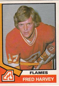 1974-75 O-Pee-Chee #319 Fred Harvey Front