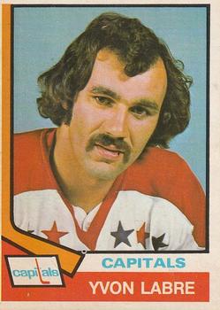 1974-75 O-Pee-Chee #345 Yvon Labre Front