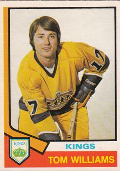 1974-75 O-Pee-Chee #394 Tom Williams Front