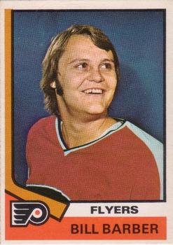 1974-75 O-Pee-Chee #8 Bill Barber Front