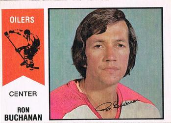 1974-75 O-Pee-Chee WHA #23 Ron Buchanan Front
