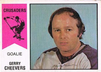 1974-75 O-Pee-Chee WHA #30 Gerry Cheevers Front
