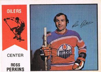 1974-75 O-Pee-Chee WHA #39 Ross Perkins Front