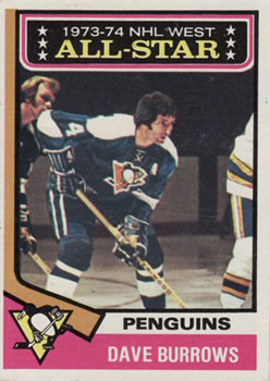 1974-75 Topps #137 Dave Burrows Front