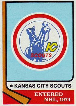 1974-75 Topps #169 Kansas City Scouts Front