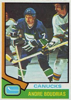 1974-75 Topps #191 Andre Boudrias Front