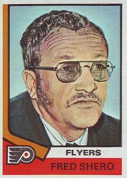 1974-75 Topps #21 Fred Shero Front