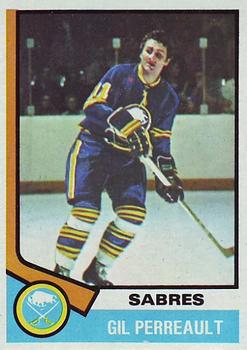 1974-75 Topps #25 Gil Perreault Front