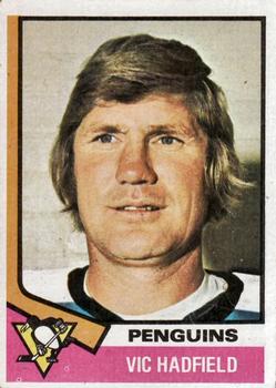 1974-75 Topps #65 Vic Hadfield Front