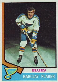1974-75 Topps #87 Barclay Plager Front