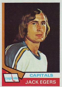 1974-75 Topps #93 Jack Egers Front