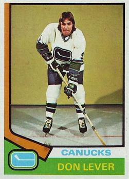 1974-75 Topps #94 Don Lever Front