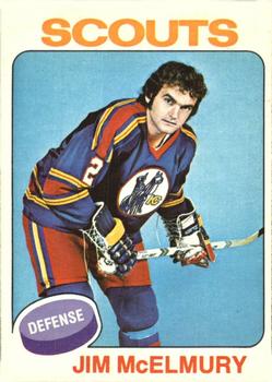 1975-76 O-Pee-Chee #14 Jim McElmury Front