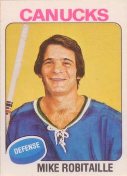 1975-76 O-Pee-Chee #24 Mike Robitaille Front