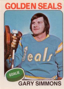 1975-76 O-Pee-Chee #29 Gary Simmons Front